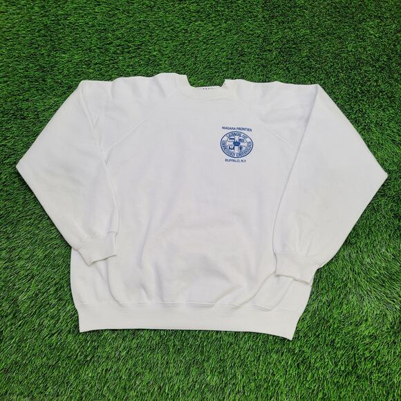 Vintage 80s Hanes Sweatshirt Womens XL 23x24 USA - Picture 1 of 13